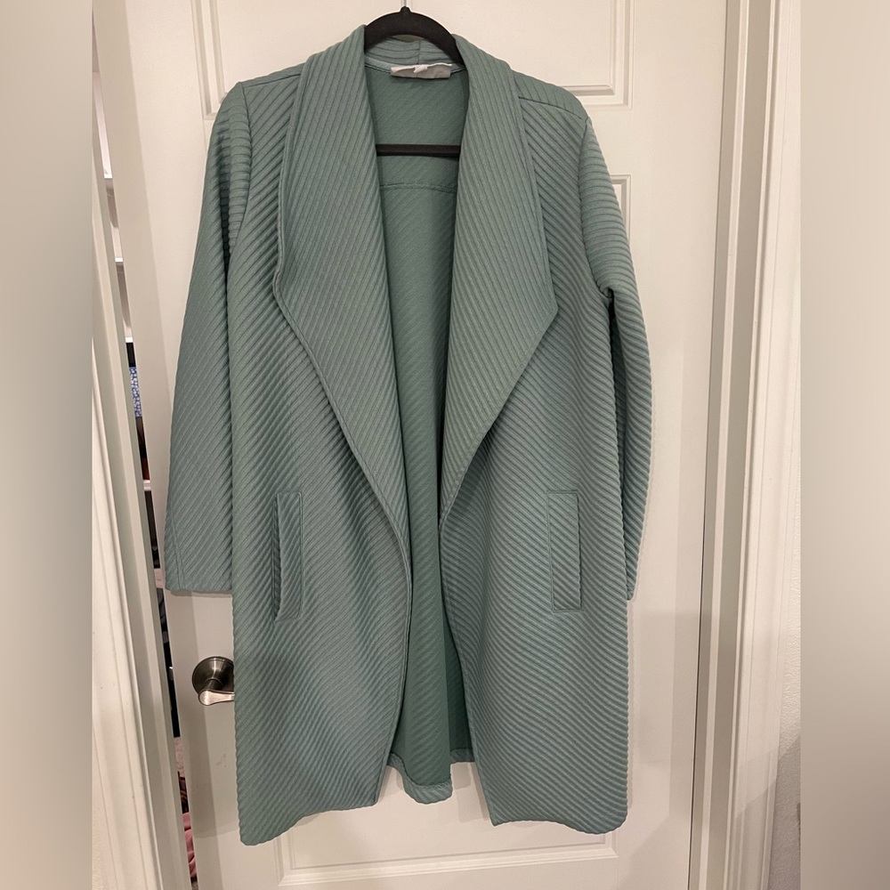 STEVE MADDEN Shawl Collar Jacquard Knit Jacket